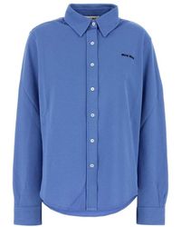 Miu Miu - Cotton Shirt - Lyst