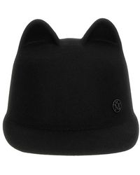Maison Michel - Rabbit Fur Cap (Baseball Hat) - Lyst