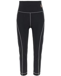 Moncler - Logo Patch Leggings - Lyst