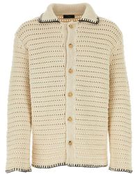 Alanui - Light Crochet Cardigan Shirt - Lyst