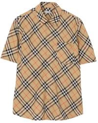 Burberry - Regular Check Shirt - Lyst