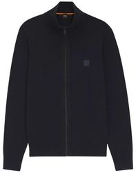 BOSS - Dark Logo Jacket - Lyst