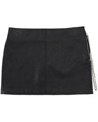 Alexander Wang - Alexander Wang Leather Miniskirt - Lyst