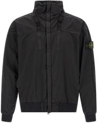 Stone Island - Solid Logo Jacket - Lyst
