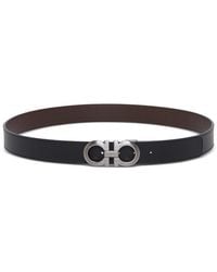 Ferragamo - Reversible Gancini Hook Belt - Lyst