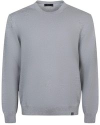 Fay - Crew-Neck Wool Sweater - Lyst