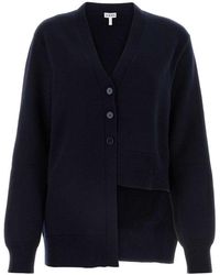 Loewe - Midnight Cashmere Cardigan - Lyst