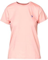 Polo Ralph Lauren - Crew Neck Embroidered Logo T-Shirt - Lyst