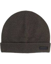 Emporio Armani - Knitted Beanie Cap - Lyst