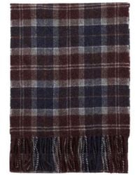 Barbour - Light Tartan Checks Scarf - Lyst