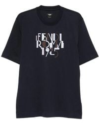 Fendi - Dark Logo T-Shirt - Lyst
