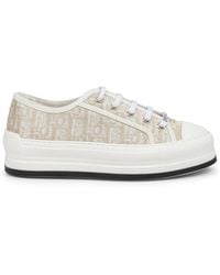 Dior - Logo Motif Sneakers - Lyst