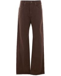 Brunello Cucinelli - Regular Flat Front Pant - Lyst