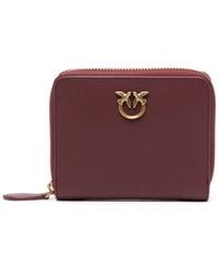 Pinko - Cherry Taylor Zip Solid Wallet - Lyst