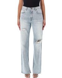 Haikure - Light Straight High Rise Jeans - Lyst