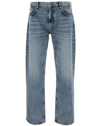 Emporio Armani - Emporio Armani Straight-Leg Cotton Jeans - Lyst