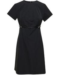 Givenchy - Voyou Cotton Blend Mini Dress - Lyst
