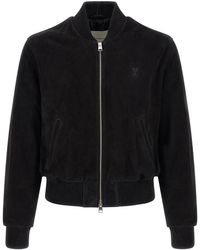 Ami Paris - Solid Mock Collar Jacket - Lyst