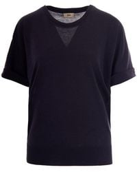 Herno - Crew Neck T-Shirt - Lyst