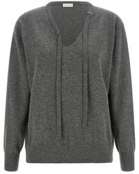 Dries Van Noten - Knitted V Neck Sweater - Lyst