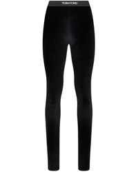 Tom Ford - Logo Leggings Triacetate Trousers - Lyst