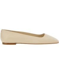 Aeyde - Dancer "Crazy" Pointed Toe Leather Flats - Lyst