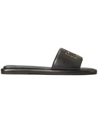 Tory Burch - Logo Flats - Lyst