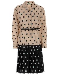 Fendi - Printed Silk Dress - Lyst