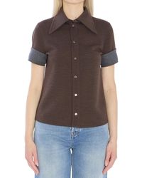 Gucci - Cotton And Wool Jersey Shirt - Lyst