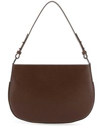 BY FAR - Leather Issa Shoulder Bag - Lyst