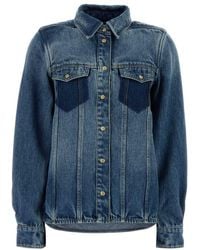 Ganni - Regular Solid Shirt - Lyst