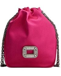 Roger Vivier - Fuchsia Pilgrim Mini Shoulder Bag - Lyst
