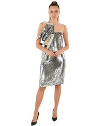 Maison Margiela - One Shoulder Mini Dress - Lyst