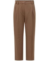 Brunello Cucinelli - Paint-Effect Trousers - Lyst