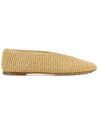 Bottega Veneta - Natural Slip On Ballet Flats - Lyst