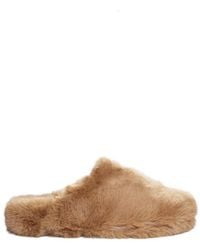 LA ROSE - Furry Slides - Lyst