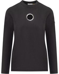Moncler - Solid Crew Neck T-Shirt - Lyst