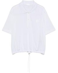 Moncler - Solid Shirt Collar Polo - Lyst