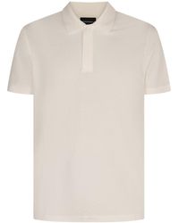 Emporio Armani - Knitted Cotton Polo Shirt - Lyst