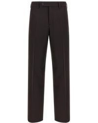 Fendi - Wool Trousers - Lyst