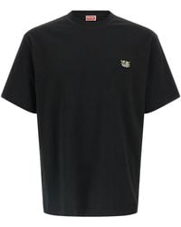 KENZO - Embroidered-Patch T-Shirt - Lyst