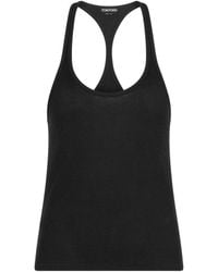 Tom Ford - Solid Scoop Neck Top - Lyst