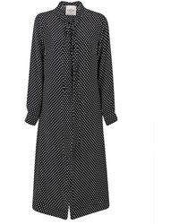 CRI.DA - Polka Dot Silk Midi Dress - Lyst