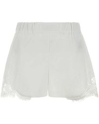 Versace - Poplin Shorts - Lyst