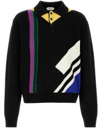 Versace - Regular Polo Sweater - Lyst