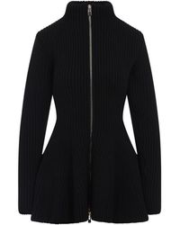 Alaïa - Alaã¯A Peplum Cardigan - Lyst