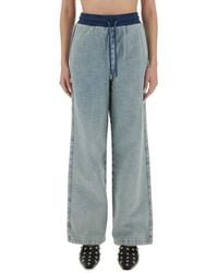 Moschino - Denim Loose High Rise Jeans - Lyst