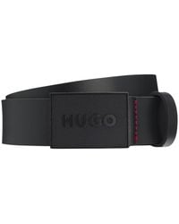 HUGO - Solid Belt - Lyst