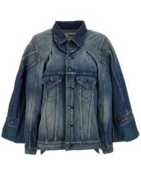 Junya Watanabe - Stonewashed Denim Jacket - Lyst