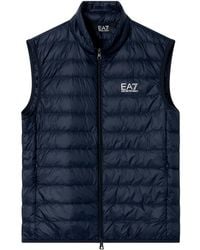 EA7 - Gilet Packable Core Identity - Lyst